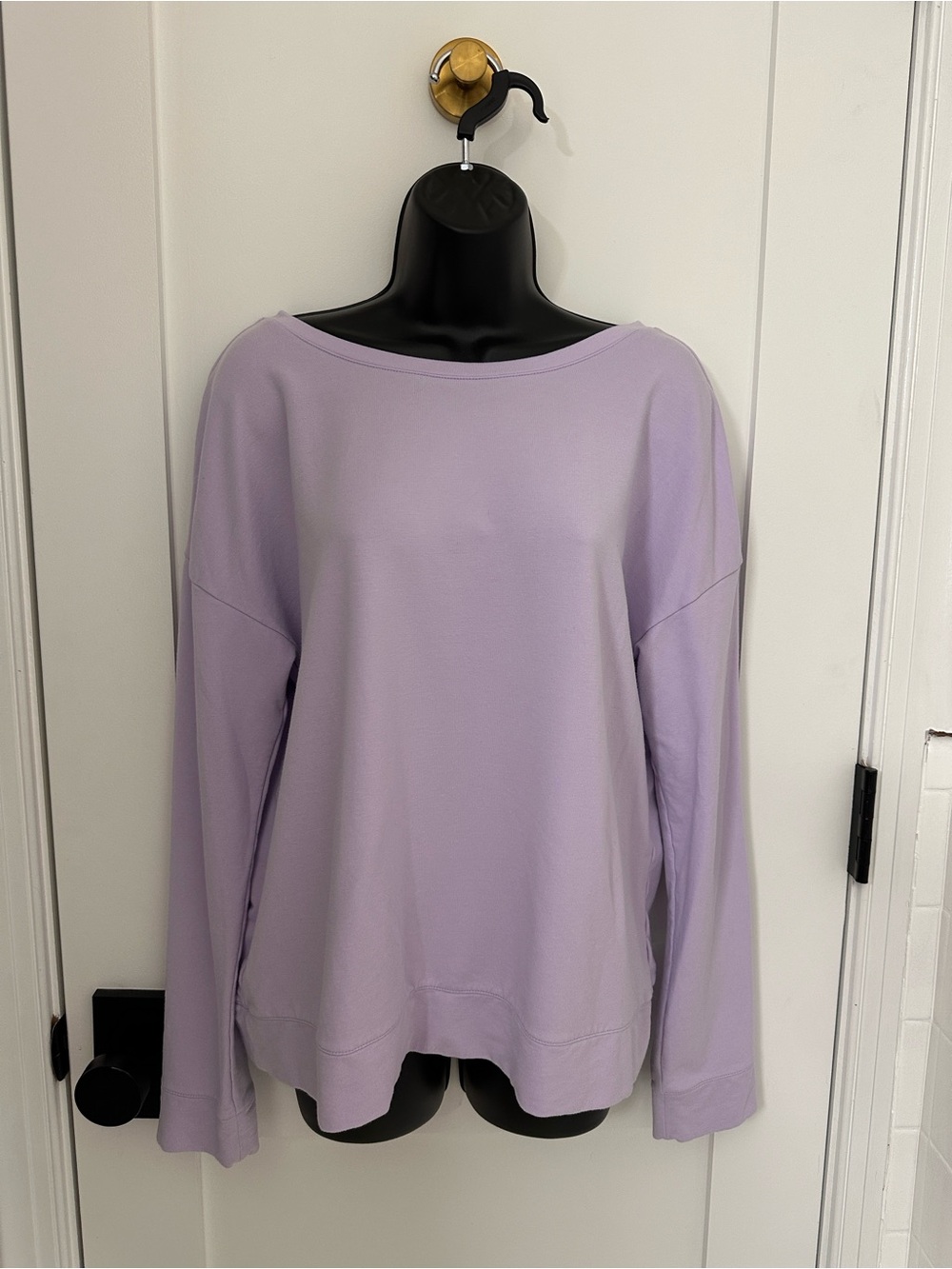 Lilly Pulitzer Lavender Dillon Long-Sleeve Pullover Multi Color Tieback - Picture 4 of 8
